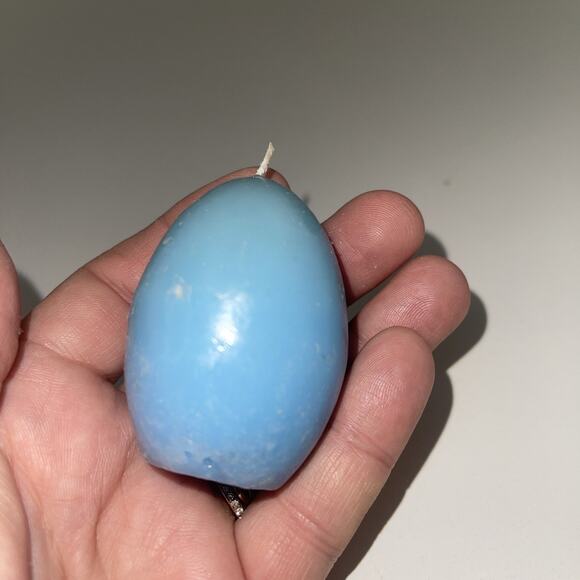 Vintage Pastel Easter Egg Candles Set of 4 Unused Pink Blue Yellow Purple - Picture 13 of 15